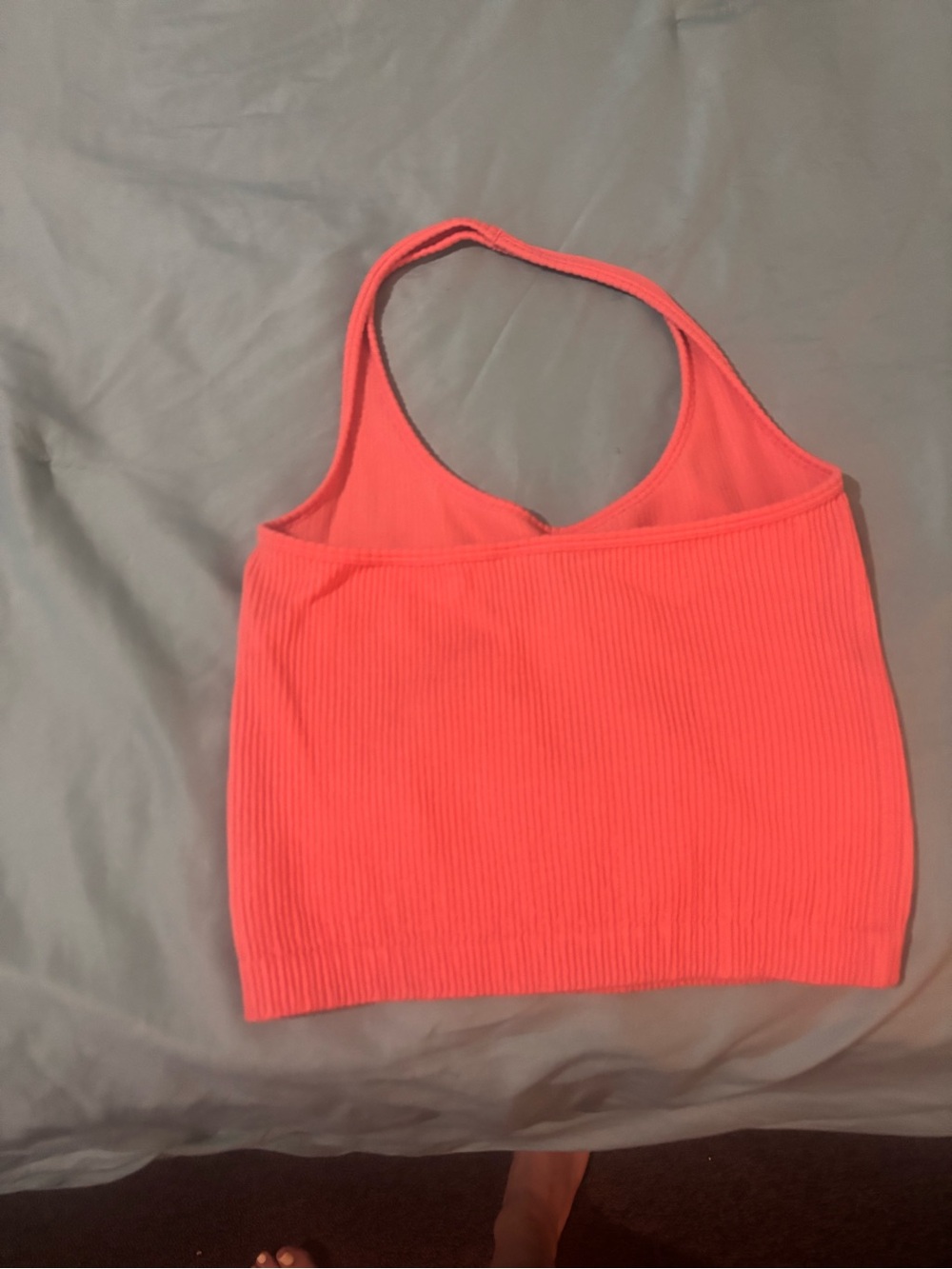 Ribbed Neon Pink Women’s Tank Top